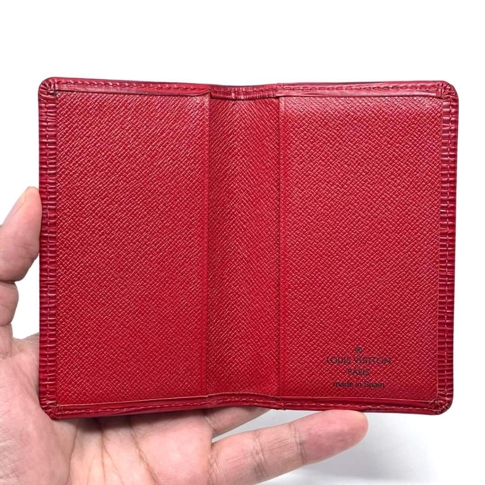 ▪️♦️L\/ RED EPI BIFOLD WALLET ♦️◾️ - Picture 3 of 9